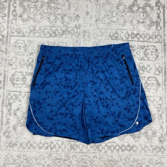Hind Running Shorts Underlined Blue Athletic w/ Drawstring Men’s Size XL - Picture 1 of 8